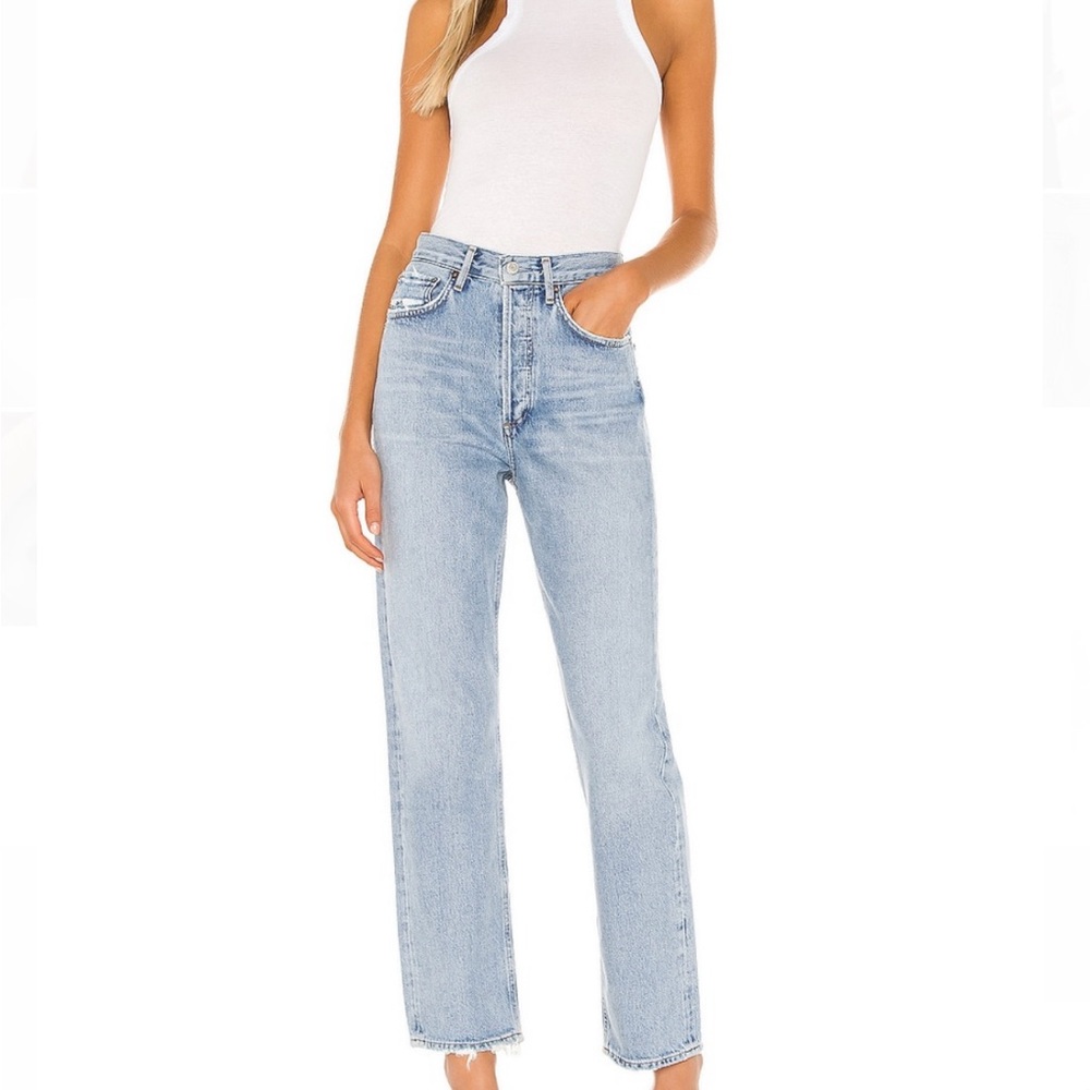 Agolde 90's Mid Rise Loose Fit in Snapshot sz 27